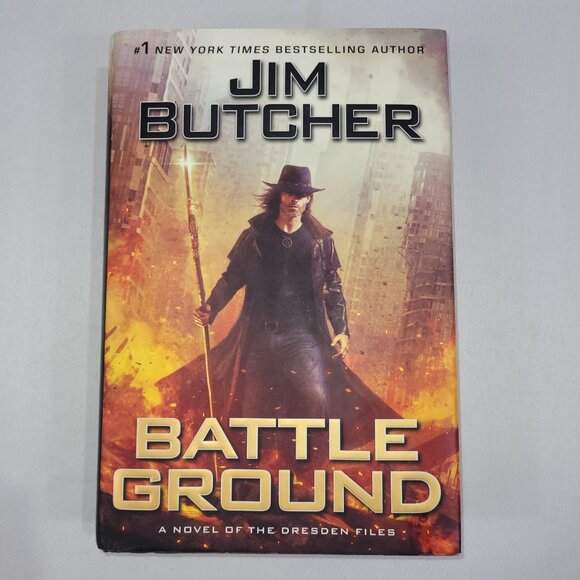 Jim Butcher Battle Ground Dresden Files Hardcover Book Fantasy Novel - Picture 1 of 1